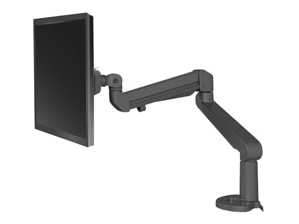 Single Monitor Arm (Black) | Iron Age Office